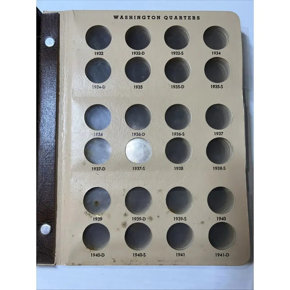Dansco 7140 Coin Album For US Washington Quarters 1932-1991